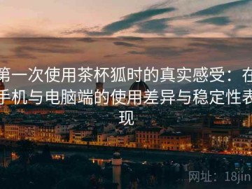第一次使用茶杯狐时的真实感受：在手机与电脑端的使用差异与稳定性表现