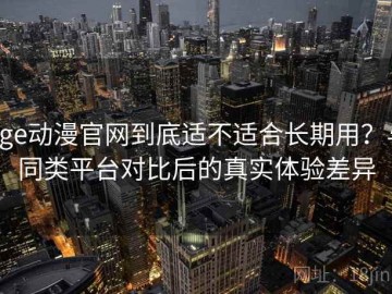 age动漫官网到底适不适合长期用？与同类平台对比后的真实体验差异