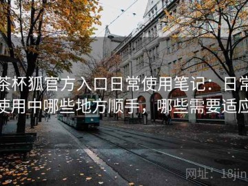 茶杯狐官方入口日常使用笔记：日常使用中哪些地方顺手，哪些需要适应