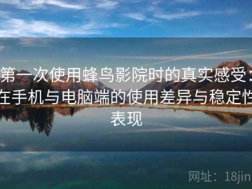 第一次使用蜂鸟影院时的真实感受：在手机与电脑端的使用差异与稳定性表现