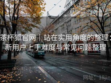 茶杯狐官网｜站在实用角度的整理：新用户上手难度与常见问题整理