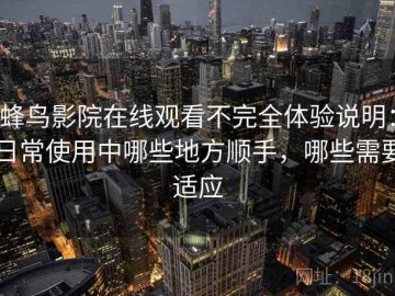 蜂鸟影院在线观看不完全体验说明：日常使用中哪些地方顺手，哪些需要适应