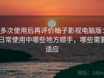 多次使用后再评价柚子影视电脑版：日常使用中哪些地方顺手，哪些需要适应