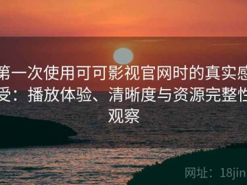 第一次使用可可影视官网时的真实感受：播放体验、清晰度与资源完整性观察
