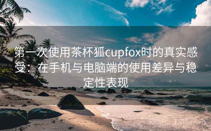 第一次使用茶杯狐cupfox时的真实感受：在手机与电脑端的使用差异与稳定性表现
