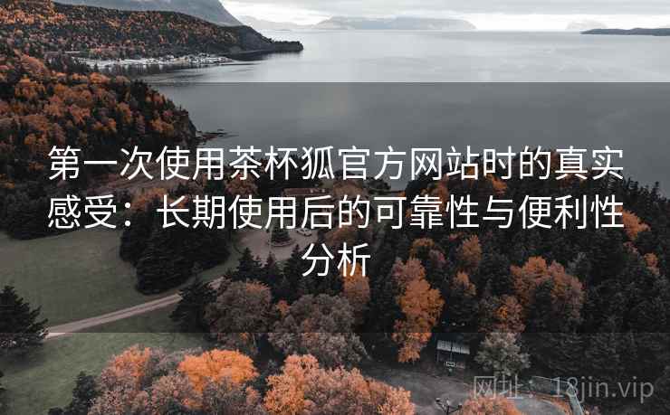 第一次使用茶杯狐官方网站时的真实感受:长期使用后的可靠性与便利性分析 第一次使用茶杯狐官方网站时的真实感受:长期使用后的可靠性与便利性分析
